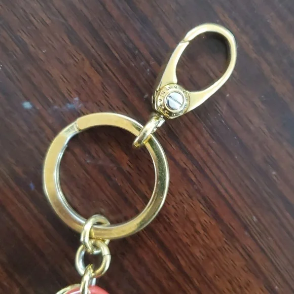 Henri Bendel striped Speedy satchel key fob - Picture 7 of 9